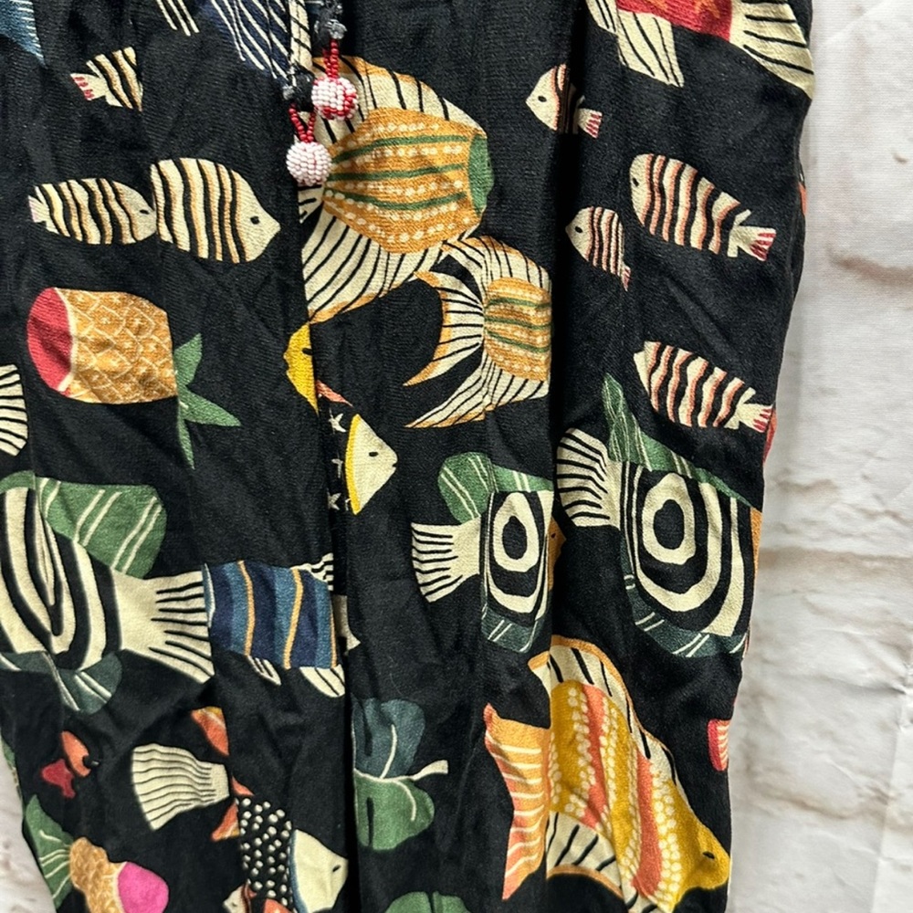 ANTHROPOLOGIE Farm Rio Sealife
Joggers‎ High Rise Drawstring Black XS - Picture 3 of 7